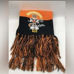 Chester Cheeto Hy-Vee Sweater Weather Striped Orange/ Black Scarf  NWT
